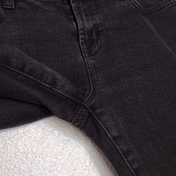 All Saints Spitalfields Women's Black Denim Pipe Skinny Low Rise Jeans Sz 30/32 - Picture 7 of 16